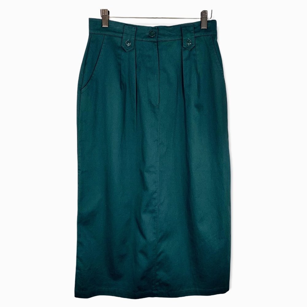 Vintage 90s Bechamel Tapered Waist Straight Skirt Medium